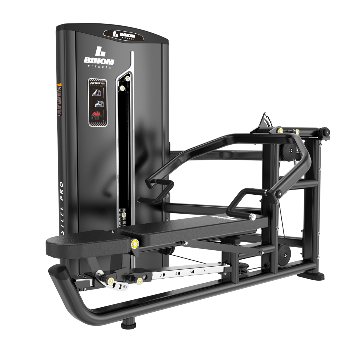 Binom Steel Pro BSP30 Selectorizada Dual Press de Hombros / Press de Pecho